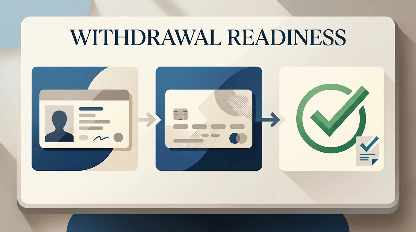 Editorial checklist for withdrawal verification, payment-method matching and payout review